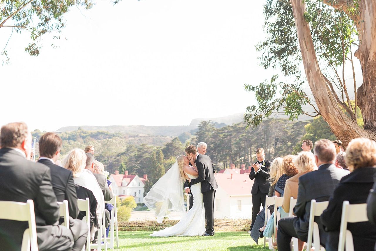 Ceremony on the Mission Blue Lawn