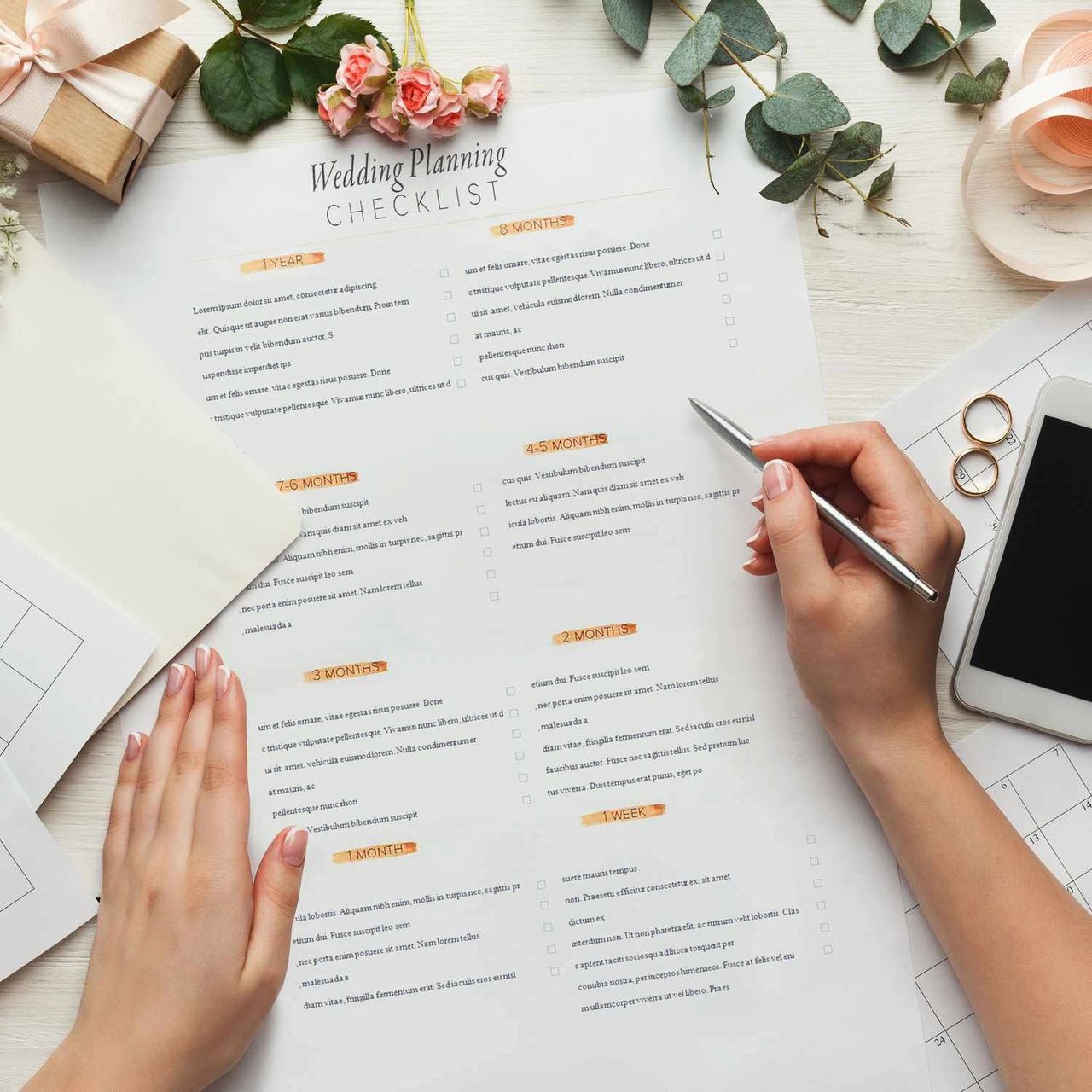 Wedding Planning Checklist