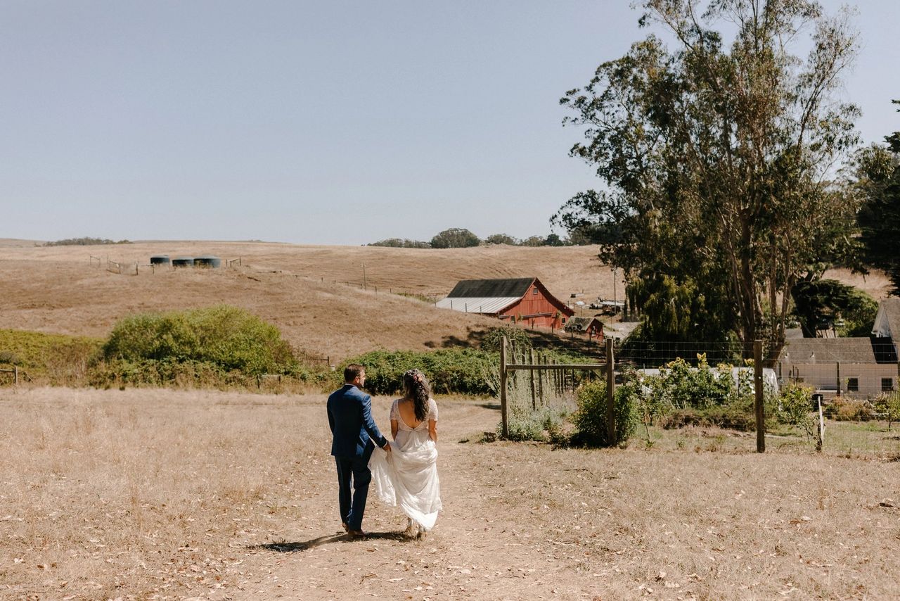 Wedding Couple at Strauss Home Ranch